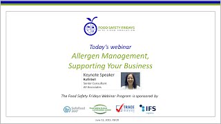 Allergen Management Supporting Your Business [upl. by Hourigan]