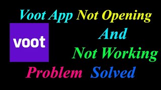 How to Fix Voot App Not Opening  Loading  Not Working Problem in Android Phone [upl. by Aiekam]