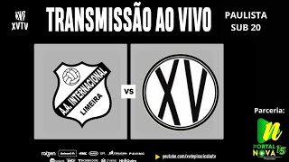 PAULISTA SUB 20 2024  INTER DE LIMEIRA X XV DE PIRACICABA [upl. by Loredana]