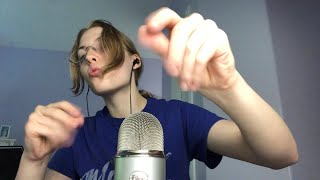 ASMR hand sounds mouth sounds whispering [upl. by Rednaeel]