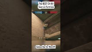 The BEST C4 Spot on Fortress rainbowsixsiege r6s gaming rainbowsixsiegefunnymoments r6siege [upl. by Eevets955]