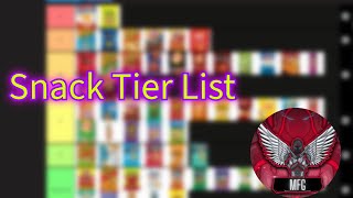 snack tier list [upl. by Lleddaw]