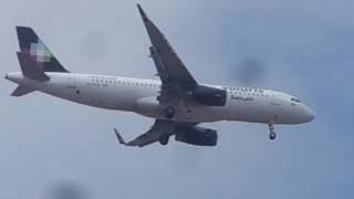 ⚫🎥🇲🇽VOLARIS A320✈️Fase de aproximacion y descenso☁️️vuelo de llegada al AICM⚫Ciudad de México 2024 [upl. by Eillom]