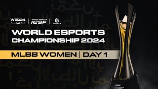 🔴 LIVE  IESF WEC 2024  MLBB WOMEN DAY 1  Bahasa Indonesia [upl. by Becker]