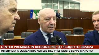 LInter premiata in Regione per lo scudetto 202324 [upl. by Gabrielli]