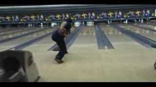 two handed bowling demo jason belmonte style by paolo darroca [upl. by Drofnil]