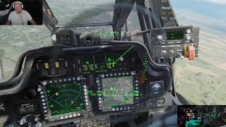 DCS Apache AH64D defending Base 4 against enemy Combat Mission [upl. by Milo10]