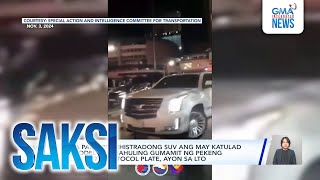 Wala pang 30 rehistradong SUV ang may katulad na modelo sa nahuling gumamit ng pekeng  Saksi [upl. by Anhaj]