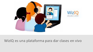 Como crear un curso con WizIQ software de Videoconferencia [upl. by Herrah]