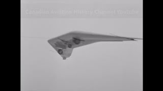 Canadas Flying Wing Aircraft Newsreel of National Research Councils Tailless Glider [upl. by Territus65]