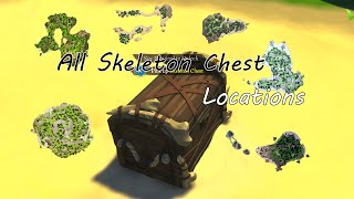 Sea of Thieves The Cursed Rouge Skeleton Chest All Dig Spots Quick and to the point [upl. by Blinnie]