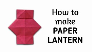 How to make a small origami paper lantern  Origami  Paper Folding Craft Videos and Tutorials [upl. by Jewell479]