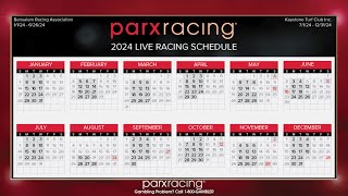 2024 Parx Racing Live Calendar [upl. by Ayoral]