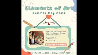 Elements of Art and Principles of Design Camp [upl. by Eltsyrc]