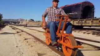 Sheffield Railroad Velocipede railbike [upl. by Norse490]