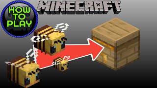 How To Get Bees Into Your Beehive in Minecraft [upl. by Korenblat]