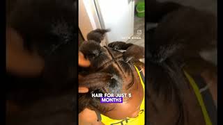 CHECK OUT HOW I REVAMPED MY BIG SISTER BD HAIR INTO GOOD ONE kellyrae kassia Hair hairstyle [upl. by Eralcyram]