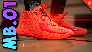 Puma MB01 Performance Review LaMelo Ball Signature Shoe [upl. by Gridley]