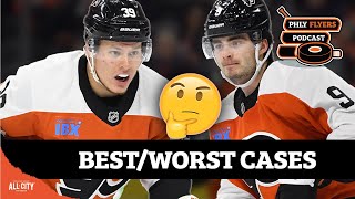 Bestworst case scenarios for Flyers’ Michkov Drysdale on eve of 2425 season opener  PHLY Flyers [upl. by Jacintha525]