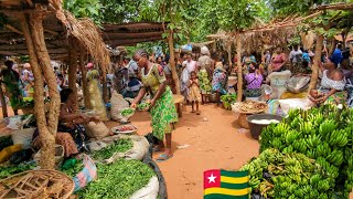 Biggest Rural African trade by barter market in Togoville 🇹🇬 west Africa 🌍 [upl. by Analihp]