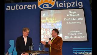 AUDIO Roger Willemsen bei der Leipziger Buchmesse 2014 literaturcafede [upl. by Nylakcaj]