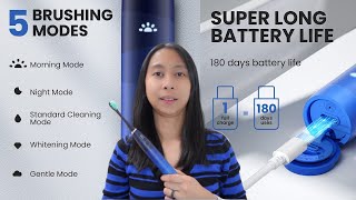 Oclean Flow Electric Toothbrush 180 Days Battery Life Unboxing amp Testing [upl. by Hashimoto346]