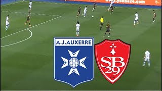 AJ Auxerre 30 Brest Résumé du match  Ligue 1 20242025 [upl. by Harlan978]