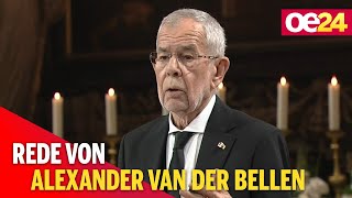 Van der Bellen  Abschied von Brigitte Bierlein † [upl. by Amin]