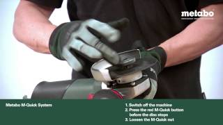 The Metabo MQuick System English [upl. by Edgell]