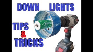 Trick to installing down lights in home renovations [upl. by Solracnauj813]