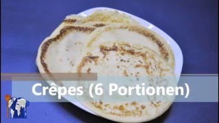 PfannkuchenCrêpes RezeptRecipe [upl. by Erdnaxela349]