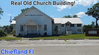 The Old Trinity Baptist Church In Chiefland Fl [upl. by Aidiruy]