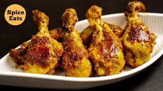 CHICKEN DRUMSTICKS  MALAI CHICKEN DRUMSTICKS RECIPE  CHICKEN LEG FRY [upl. by Aleahpar142]