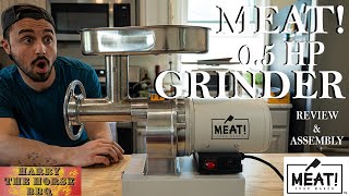 MEAT 05 HP Grinder Review  Harry the Horse BBQ [upl. by Llerdna]