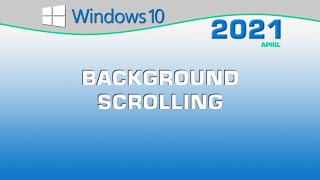 Background Scrolling [upl. by Earl]