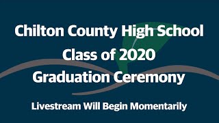 Chilton County High School Graduation 6132020 900AM [upl. by Attoynek]