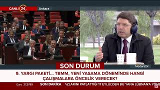 Adalet Bakanımız Sayın Yılmaz Tunç 24 TVde gündemi değerlendiriyor  TBMM [upl. by Ynnoj335]