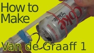 How to MakeBuild a Van de Graaff Generator Part 1 HomemadeDIY [upl. by Pampuch]