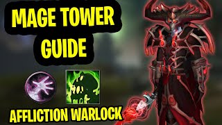 Affliction Warlock Mage Tower Guide Dragonflight [upl. by Renate]