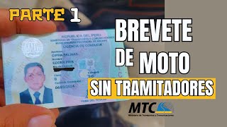 Como sacar Brevete de Moto en Trujillo Nuevo y Revalidación  Bien Explicado PARTE 1 [upl. by Anoik166]