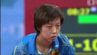 China vs Singapore  Womens Table Tennis Singles  Beijing 2008 Summer Olympic Games [upl. by Aniloj]