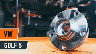 Volkswagen Mk7 Golf R Front Wheel Bearing Replacement DIY 20152021 VW Golf R [upl. by Jerol]