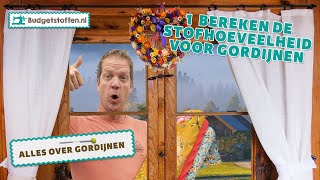 Zo bereken je de stofhoeveelheid voor gordijnen  Zelf gordijnen maken Budgetstoffen [upl. by Scholz631]