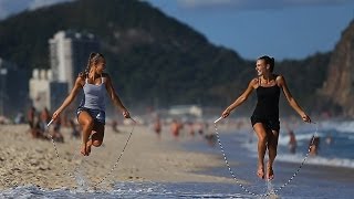 Worlds Best Jump Rope Sisters  Rope Skipping Duo [upl. by Eissalc]