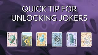 Balatro Tip for Unlocking Jokers Fast [upl. by Annaert]