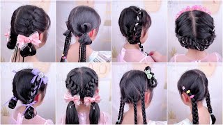 Cute and Fluffy Pigtail Hairstyles  Fun Hair Tutorial Series [upl. by Anitsenre92]