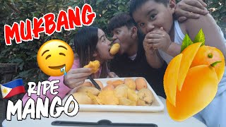 MUKBANG RIPE MANGOTULO LAWAY [upl. by Elocn590]