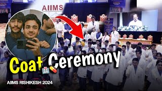 white coat ceremony AIIMS RISHIKESH batch2024 aiimsrishikeshwhitecoatceremonaiimsneet2025neetpw [upl. by Yael]