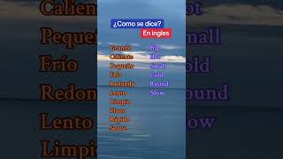 Palabras en ingles ingles inglesfacil inglesrapido inglesonline inglesamericano [upl. by Ardnos]