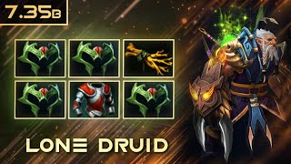 OFFLANE MINDCONTROL LONE DRUID 735  Dota2 4K [upl. by Faye]